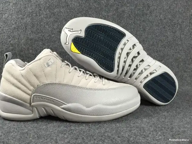 MaikeSneakers Air 308317-002 Jordan Grey Suede 12 Low 0329